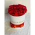 #128# FLEUR NOIR BOX - PIROS SZAPPAN RÓZSÁBÓL - ILLATOS FEHÉR DOBOZBAN