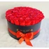 #130# FLEUR NOIR BOX - PIROS SZAPPAN RÓZSÁBÓL - ILLATOS FEKETE DOBOZBAN EXTRA NAGY
