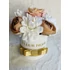 #132# FLEUR NOIR BOX - Selyem virágból 