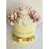 #137# FLEUR NOIR BOX - Selyem virágból ekrü dobozban