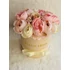 #139# FLEUR NOIR BOX - Selyem virágból rózsaszín 